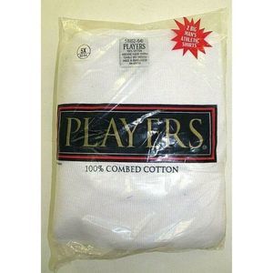 PLAYERS White Cotton Tank Top Undershirts 2-Pack